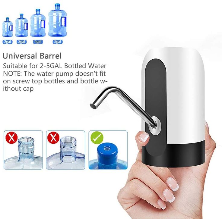 Automatic Electric Water Pump Dispenser – USB Rechargeable Portable Water Bottle Pump | One-Touch Smart Drinking Water Dispenser for Home & Office