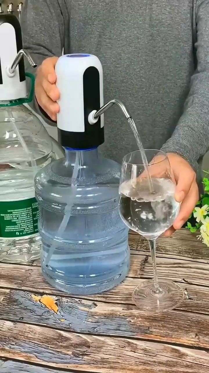 Automatic Electric Water Pump Dispenser – USB Rechargeable Portable Water Bottle Pump | One-Touch Smart Drinking Water Dispenser for Home & Office