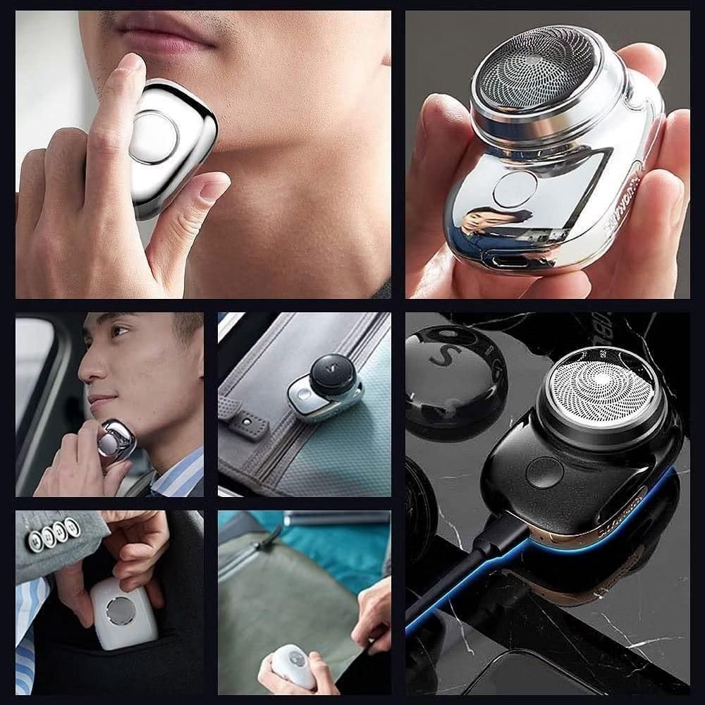 Mini Portable Electric Shaver – USB Rechargeable Pocket Razor for Men | Waterproof, Fast Shaving & Travel-Friendly Grooming Tool