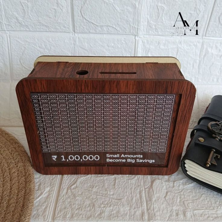 Wooden Piggy Bank – Classic Money Saving Box for Kids &amp; Adults | Premium Wooden Coin Bank for Home Decor &amp; Gifting