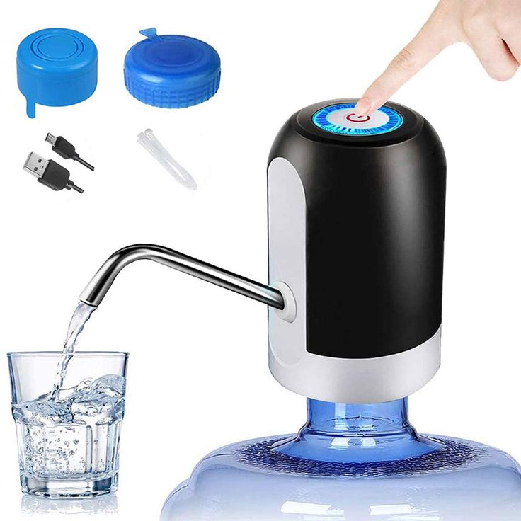 Automatic Electric Water Pump Dispenser – USB Rechargeable Portable Water Bottle Pump | One-Touch Smart Drinking Water Dispenser for Home & Office