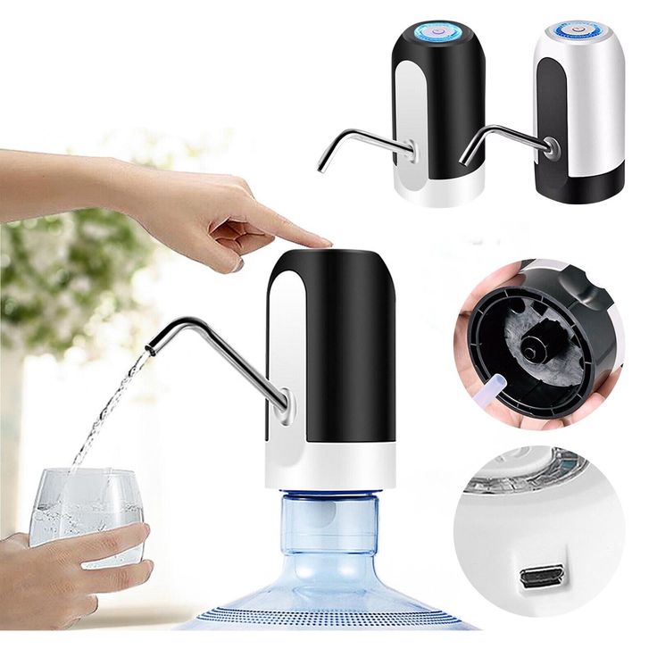 Automatic Electric Water Pump Dispenser – USB Rechargeable Portable Water Bottle Pump | One-Touch Smart Drinking Water Dispenser for Home & Office