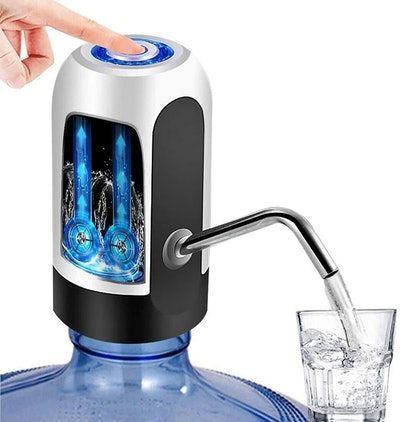 Automatic Electric Water Pump Dispenser – USB Rechargeable Portable Water Bottle Pump | One-Touch Smart Drinking Water Dispenser for Home & Office