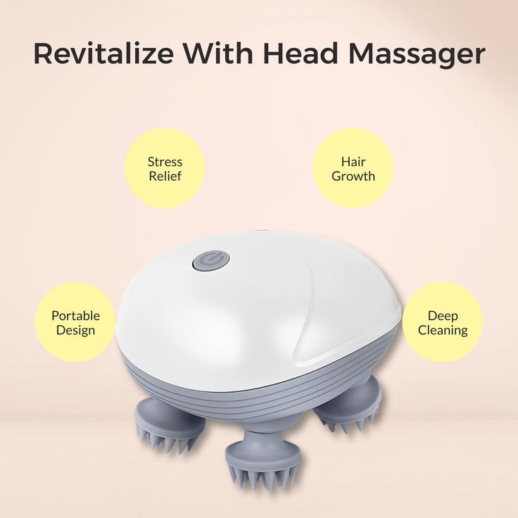 Smart Electric Scalp Massager – Relaxing Head Massage for Stress Relief & Hair Growth