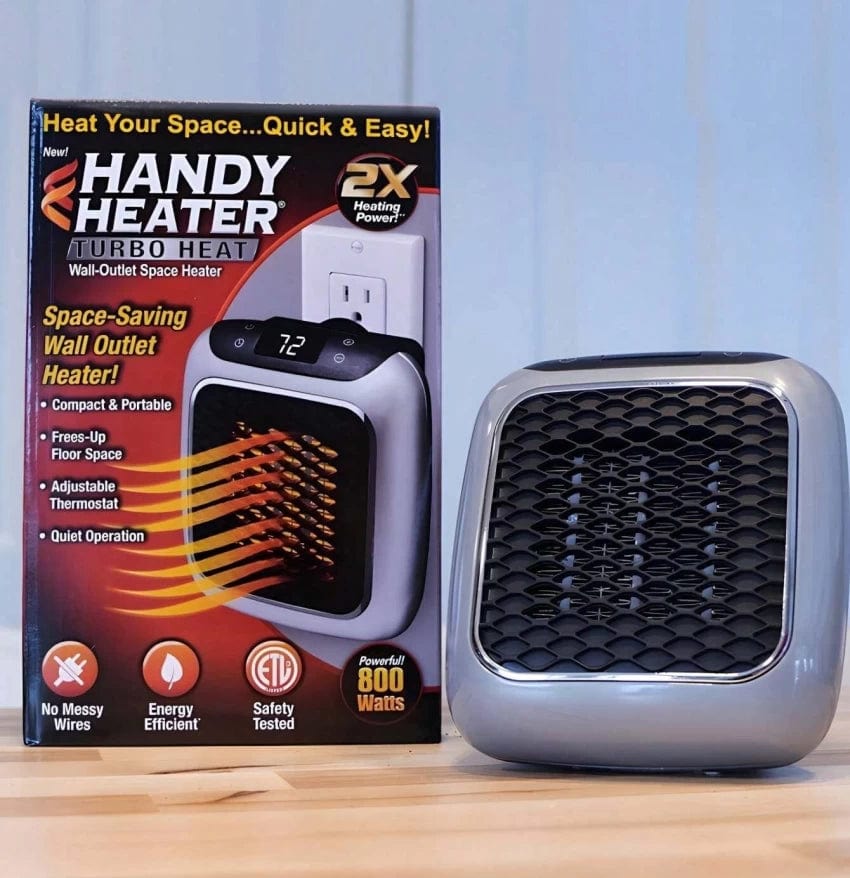 Mini Portable Electric Room Heater | Dual-Speed Ceramic Heater | Energy Efficient & No-Wire Design
