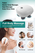 Smart Electric Scalp Massager – Relaxing Head Massage for Stress Relief & Hair Growth